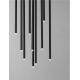 Pendule, Lustre suspendate - Lustra LED suspendata design minimalist STILVI 41W negru