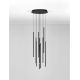 Pendule, Lustre suspendate - Lustra LED suspendata design minimalist STILVI 41W negru