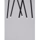 Lustre aplicate - Lustra LED aplicata design minimalist STILVI 17W negru