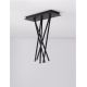 Lustre aplicate - Lustra LED aplicata design minimalist STILVI 17W negru