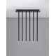 Lustre aplicate - Lustra LED aplicata design minimalist STILVI 17W negru
