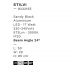 Lustre aplicate - Lustra LED aplicata design minimalist STILVI 17W negru