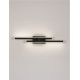 Aplice, corpuri de iluminat pentru pereti - Aplica de perete LED design modern AMICA negru