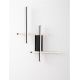 Aplice, corpuri de iluminat pentru pereti - Aplica de perete LED design modern APECHO negru