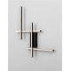 Aplice, corpuri de iluminat pentru pereti - Aplica de perete LED design modern APECHO negru
