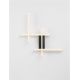 Aplice, corpuri de iluminat pentru pereti - Aplica de perete LED design modern APECHO negru, auriu