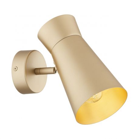 Aplice, corpuri de iluminat pentru pereti - Aplica de perete design minimalist, Otel, Auriu, LORD