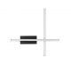 Aplice, corpuri de iluminat pentru pereti - Aplica de perete LED design modern QUAM negru
