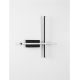 Aplice, corpuri de iluminat pentru pereti - Aplica de perete LED design modern QUAM negru