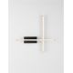 Aplice, corpuri de iluminat pentru pereti - Aplica de perete LED design modern QUAM negru