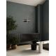 Aplice, corpuri de iluminat pentru pereti - Aplica de perete LED design modern QUAM negru