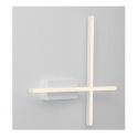 Aplica de perete LED design modern QUAM alb