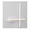 Aplica de perete LED design modern QUAM alb