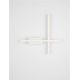Aplice, corpuri de iluminat pentru pereti - Aplica de perete LED design modern QUAM alb
