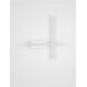 Aplice, corpuri de iluminat pentru pereti - Aplica de perete LED design modern QUAM alb
