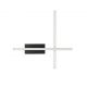 Aplice, corpuri de iluminat pentru pereti - Aplica de perete LED design modern QUAM negru, auriu