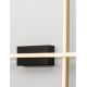 Aplice, corpuri de iluminat pentru pereti - Aplica de perete LED design modern QUAM negru, auriu