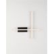 Aplice, corpuri de iluminat pentru pereti - Aplica de perete LED design modern QUAM negru, auriu