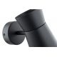 Aplice, corpuri de iluminat pentru pereti - Aplica de perete design minimalist, Otel, Negru, LORD