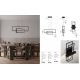 Pendule, Lustre suspendate - Lustra suspendata LED design modern Alis