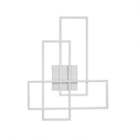 Aplice, corpuri de iluminat pentru pereti - Aplica de perete sau tavan design geometric Alis alb