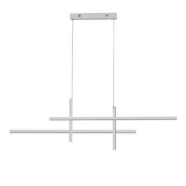Lustra suspendata LED design modern ANTAMA alb