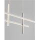Pendule, Lustre suspendate - Lustra suspendata LED design modern ANTAMA alb