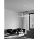 Pendule, Lustre suspendate - Lustra suspendata LED design modern ANTAMA alb
