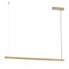 Lustra suspendata LED, 120cm, Otel, Auriu, MIAMI
