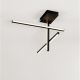 Lustre aplicate - Plafoniera LED stil modern minimalist ANTAMA negru