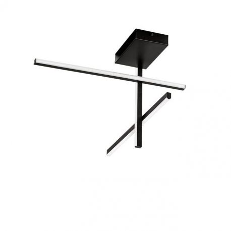 Lustre aplicate - Plafoniera LED stil modern minimalist ANTAMA negru