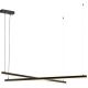 Pendule, Lustre suspendate - Lustra suspendata LED, Otel, Negru, MIAMI