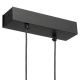 Pendule, Lustre suspendate - Lustra suspendata LED, Otel, Negru, MIAMI