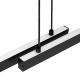 Pendule, Lustre suspendate - Lustra suspendata LED, Otel, Negru, MIAMI
