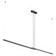 Pendule, Lustre suspendate - Lustra suspendata LED, Otel, Negru, MIAMI