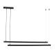 Pendule, Lustre suspendate - Lustra suspendata LED, Otel, Negru, MIAMI
