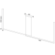 Pendule, Lustre suspendate - Lustra suspendata LED, Otel, Negru, MIAMI