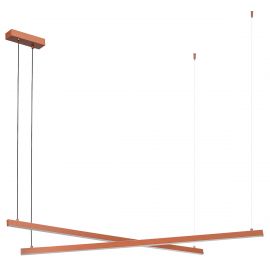 Lustra suspendata LED, Otel, Teracota, MIAMI