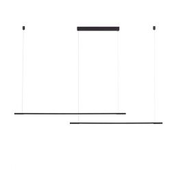 Pendule, Lustre suspendate - Lustra suspendata LED design liniar BRILLIA 40W, NVL-9060281