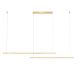 Pendule, Lustre suspendate - Lustra suspendata LED design liniar BRILLIA 40W, NVL-9060282