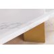 Mese dining - Masa design modern, Metal, Auriu, Marmura, Alb, EXTRAVAGANCIA 200cm, A-45929 VC
