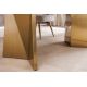 Mese dining - Masa design modern, Metal, Auriu, Marmura, Alb, EXTRAVAGANCIA 200cm, A-45929 VC