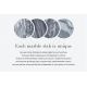 Mese dining - Masa Ovala, Metal, Auriu, Marmura, ORGANIC 200cm, A-46205 VC