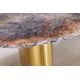 Mese dining - Masa Ovala, Metal, Auriu, Marmura, ORGANIC 200cm, A-46205 VC