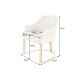 Seturi scaune, HoReCa - Set de 2 scaune, Catifea Raiata, Bej, EXTRAVAGANCIA, A-46201 VC