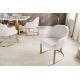 Seturi scaune, HoReCa - Set de 2 scaune, Catifea Raiata, Bej, EXTRAVAGANCIA, A-46201 VC
