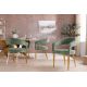 Seturi scaune, HoReCa - Set 2 scaune, Stofa Structurata, Verde, Metal, Auriu, BOUTIQUE, A-45924 VC