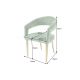 Seturi scaune, HoReCa - Set 2 scaune, Stofa Structurata, Verde, Metal, Auriu, BOUTIQUE, A-45924 VC