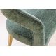 Seturi scaune, HoReCa - Set 2 scaune, Stofa Structurata, Verde, Metal, Auriu, BOUTIQUE, A-45924 VC
