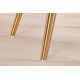 Seturi scaune, HoReCa - Set de 2 scaune, Catifea Raiata, Bej, MIA CASA, A-45926 VC